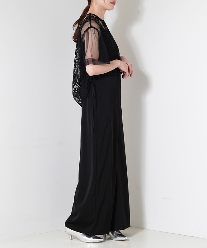 Jacquard lace pants dress | ALL ITEM | ROOM903 online