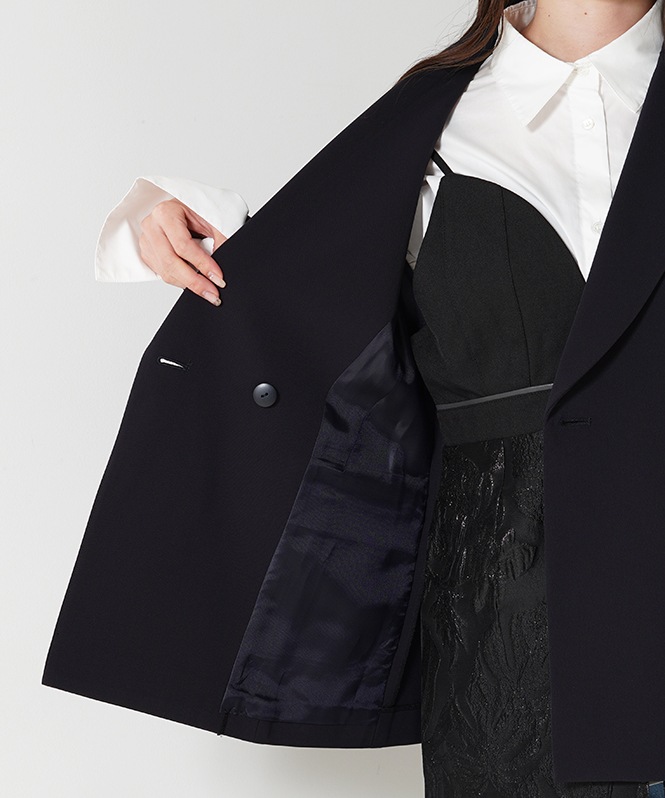 ステファニーダブルクロストラッドジャケット