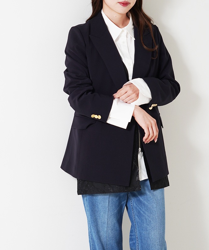 ステファニーダブルクロストラッドジャケット