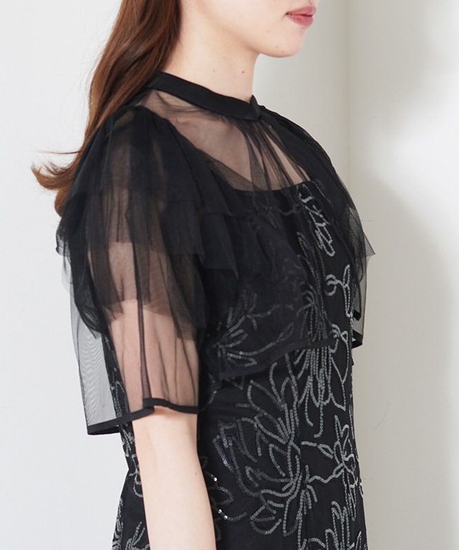 フラワーレースセットドレス