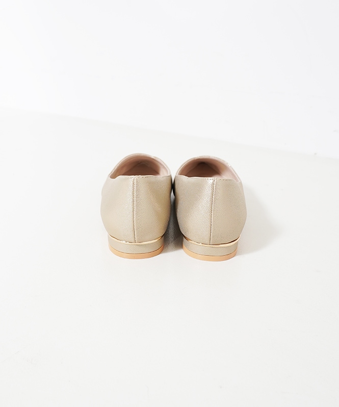 LE'RURE リルアーSkewed line low pamps パンプス