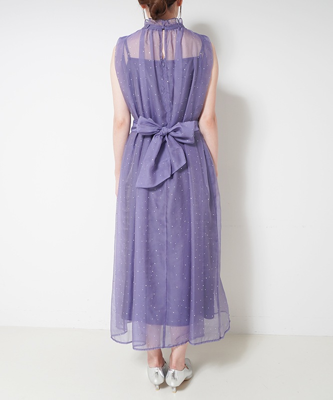 VALERIANE ストーンドットボウタイワンピース | DRESS,DRESS