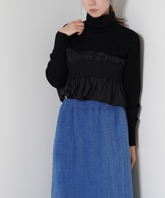 リブタートルプルオーバー | TOPS,ニット | ROOM903 online