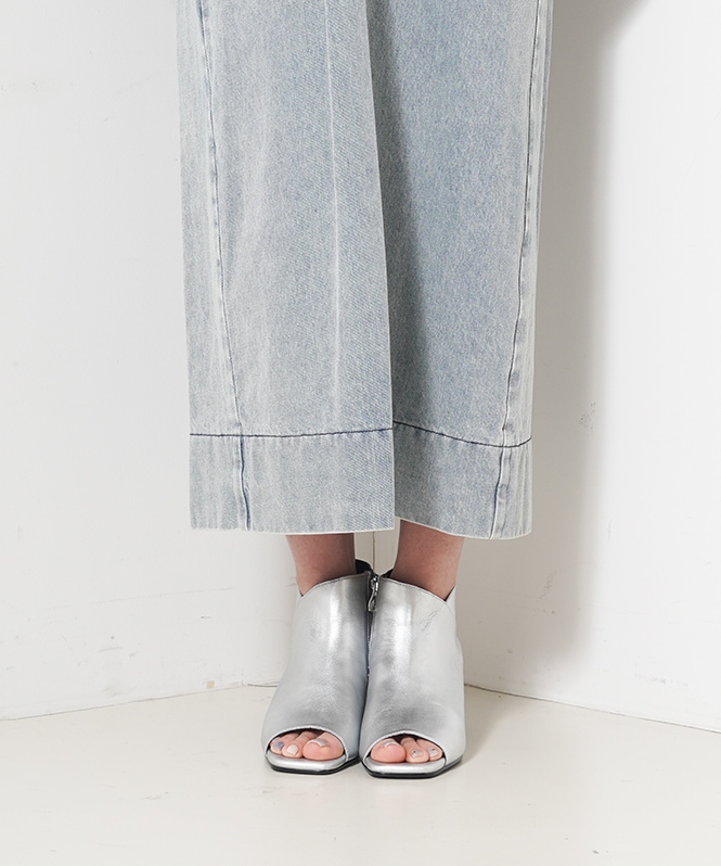 バックベルトデニムジャンスカ