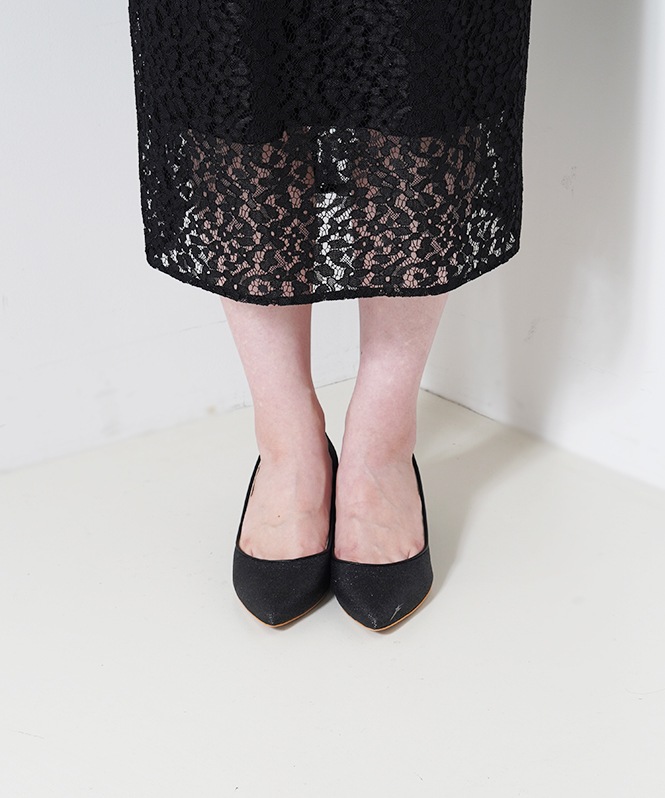 kaene パイピングレースマーメイドドレス