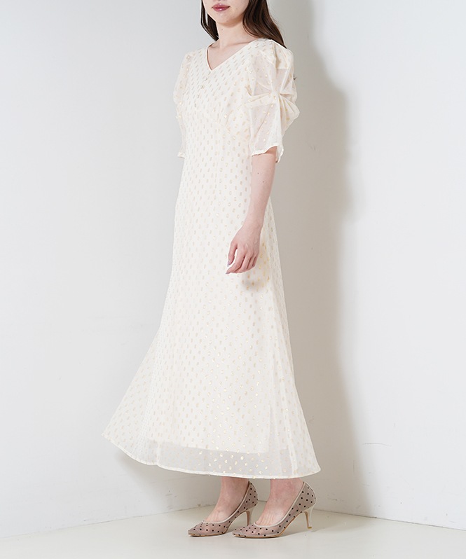 ラメドットワンピース