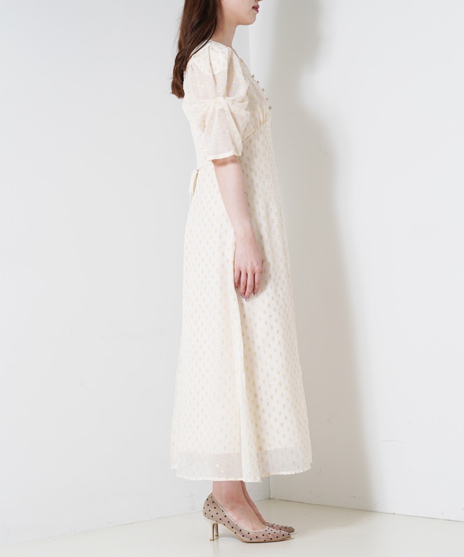 ラメドットワンピース