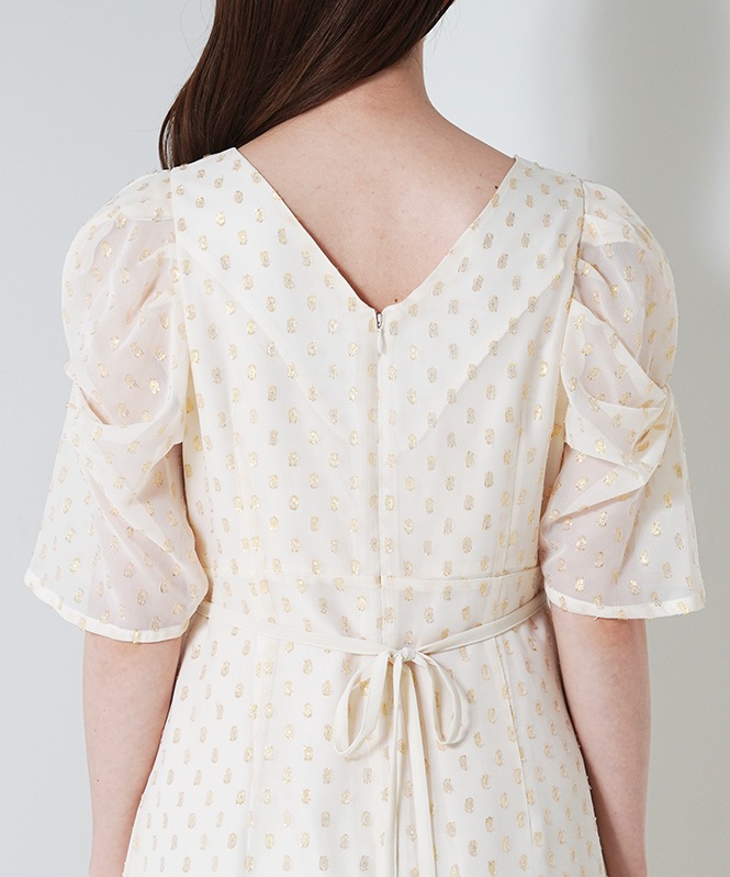 ラメドットワンピース