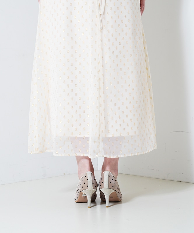 ラメドットワンピース