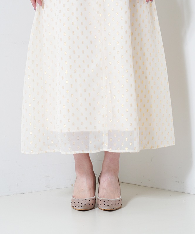 ラメドットワンピース