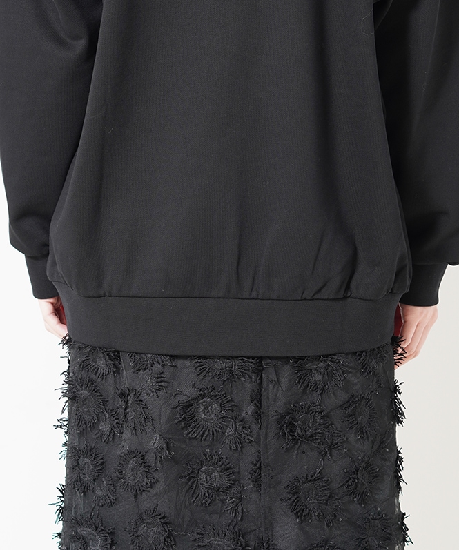 フォトプリント裏毛プルオーバー