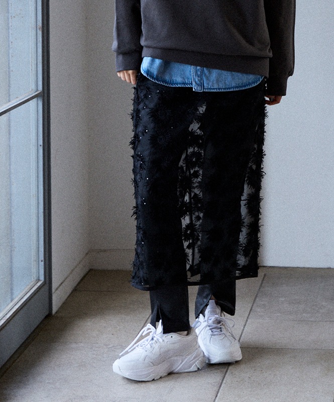 フォトプリント裏毛プルオーバー