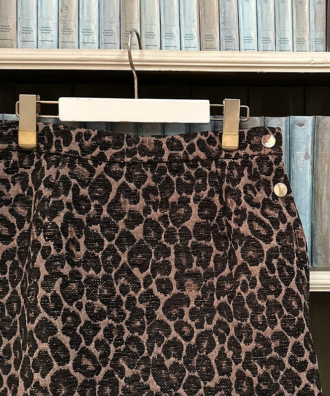 COMING SOON】レオパードジャガードスカート | SKIRT,タイトスカート
