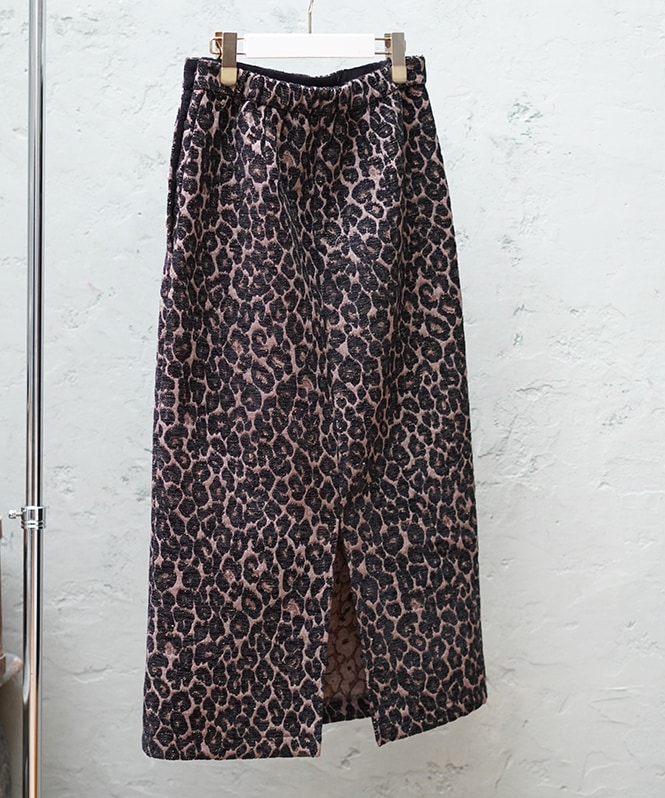 COMING SOON】レオパードジャガードスカート | SKIRT,タイトスカート