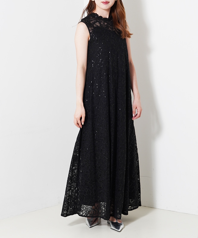 イ★新品★ LE’RURE 新作Prism lace A-lineドレス Prism lace A-line dressのドレス|Dorry Doll / LE'RURE
