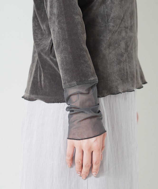 シアーベロアハイネック