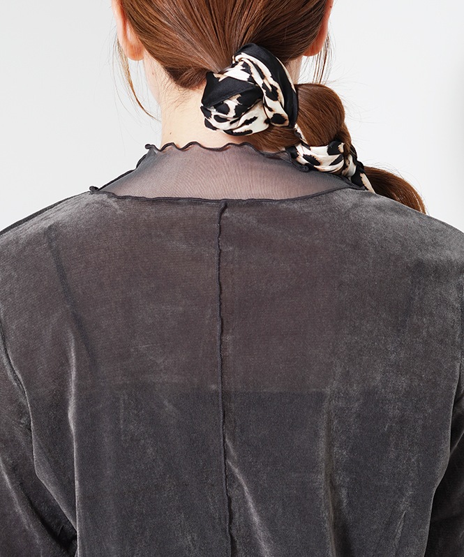 シアーベロアハイネック