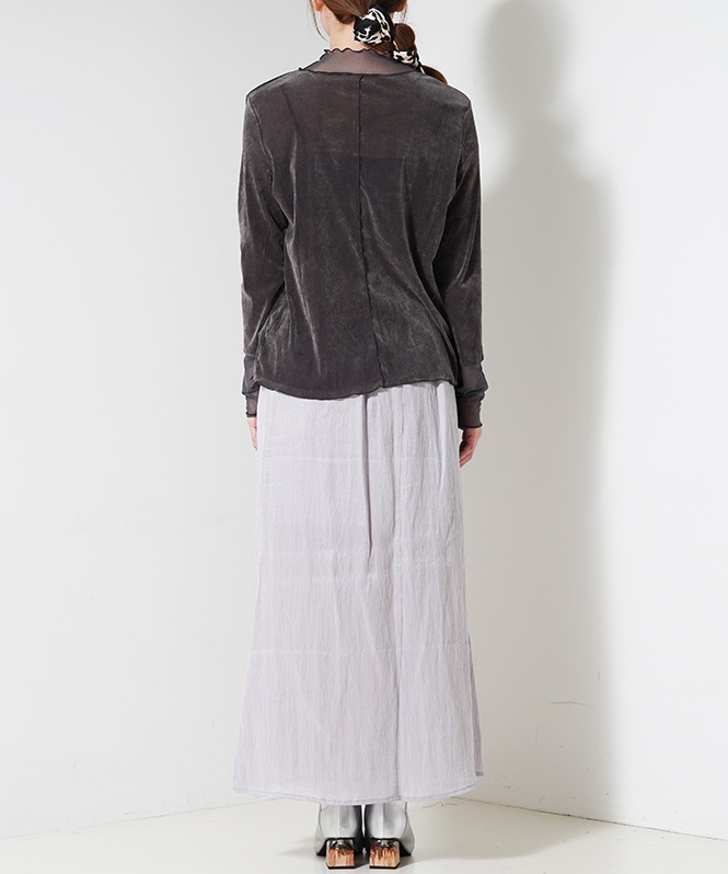 シアーベロアハイネック