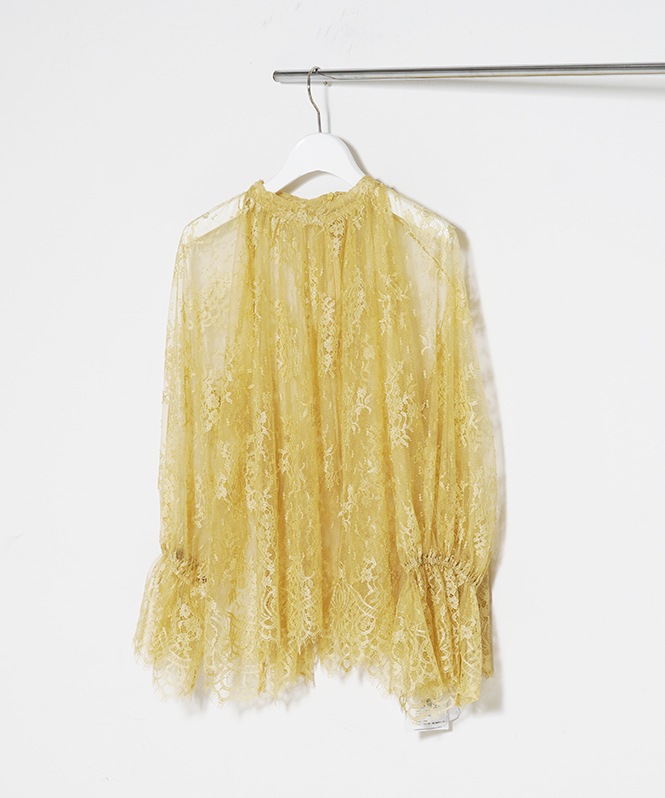 Floral Russell Lace Sheer Blouse