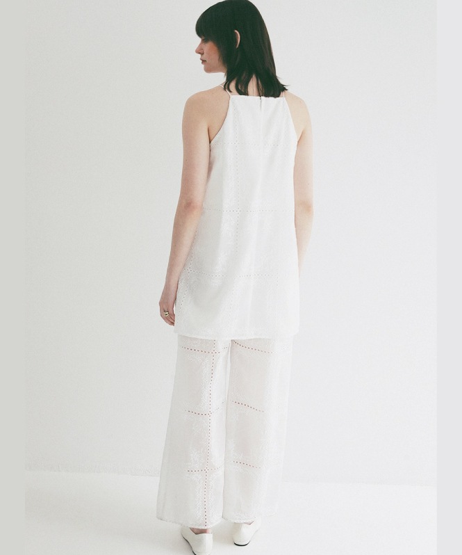 EMBROIDERY LACE CAMI ALL IN ONE | ONEPIECE,サロペット