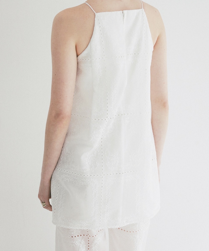 EMBROIDERY LACE CAMI ALL IN ONE | ONEPIECE,サロペット