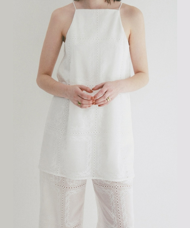 サロペット・オーバーオール・オールインワン CLANE EMBROIDERY LACE CAMI ALL IN ONE EMBROIDERY LACE CAMI ALL IN ONE | ALL ITEM | ROOM903 online