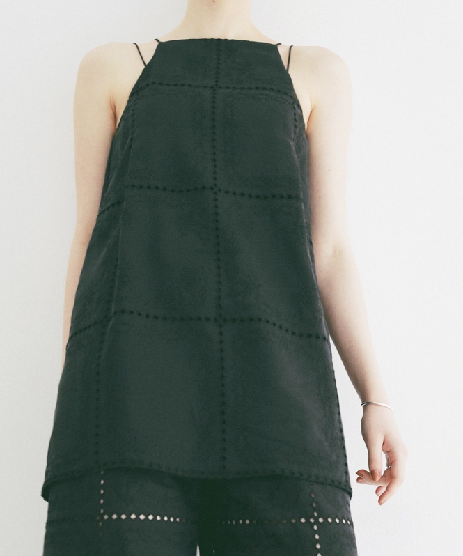 EMBROIDERY LACE CAMI ALL IN ONE | ONEPIECE,サロペット