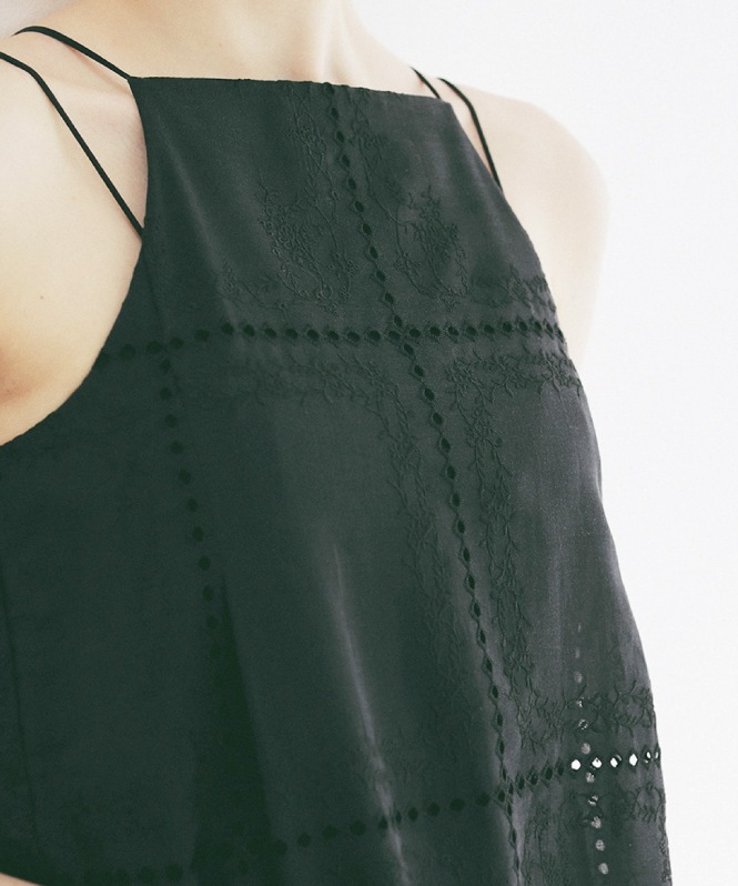 EMBROIDERY LACE CAMI ALL IN ONE | ONEPIECE,サロペット