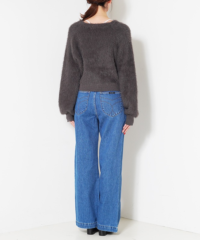 シャギーカーディガン