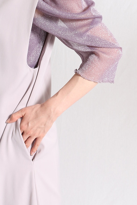 【美品】VALERIANE フレア袖チュールワンピースドレス　Lサイズ VALERIANE ジレ×チュールワンピース | DRESS,DRESS | ROOM903 online