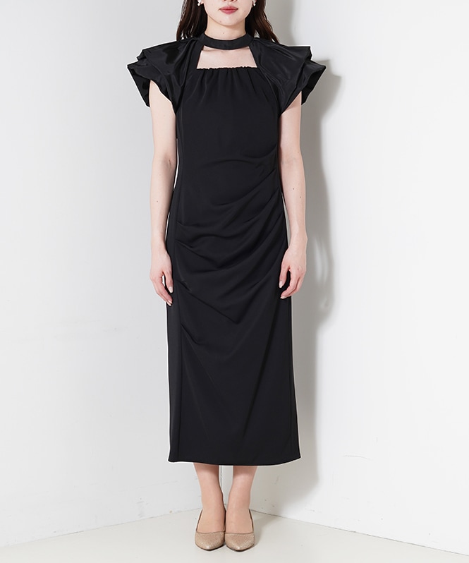 スーツ・フォーマル・ドレス ANDRESD drape dress BLACK ANDRESD drape dress | DRESS,DRESS | ROOM903 online
