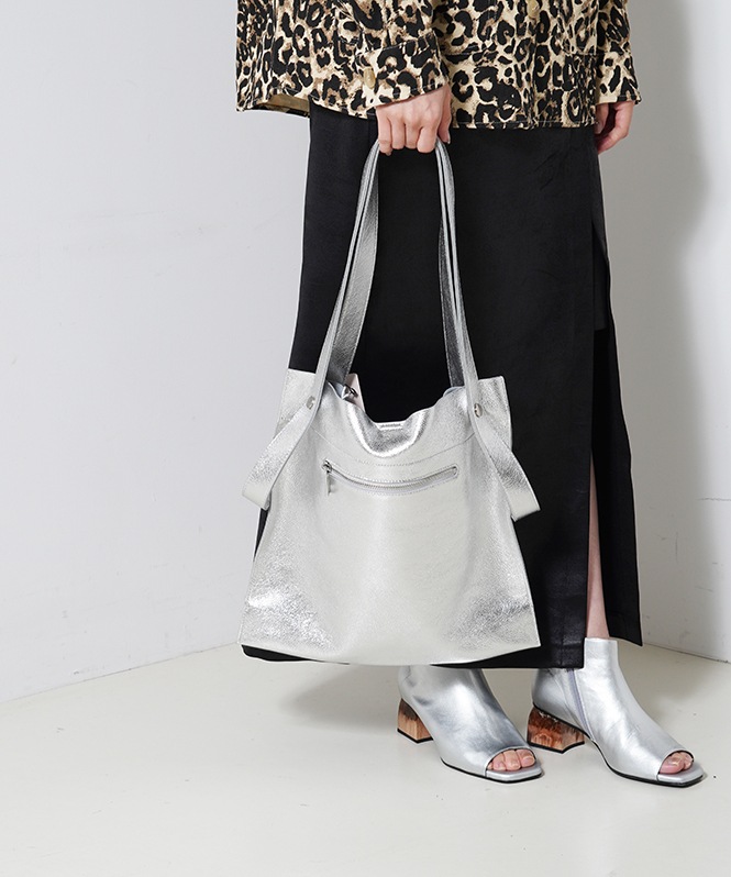 カウレザー2designハンドルトートBAG