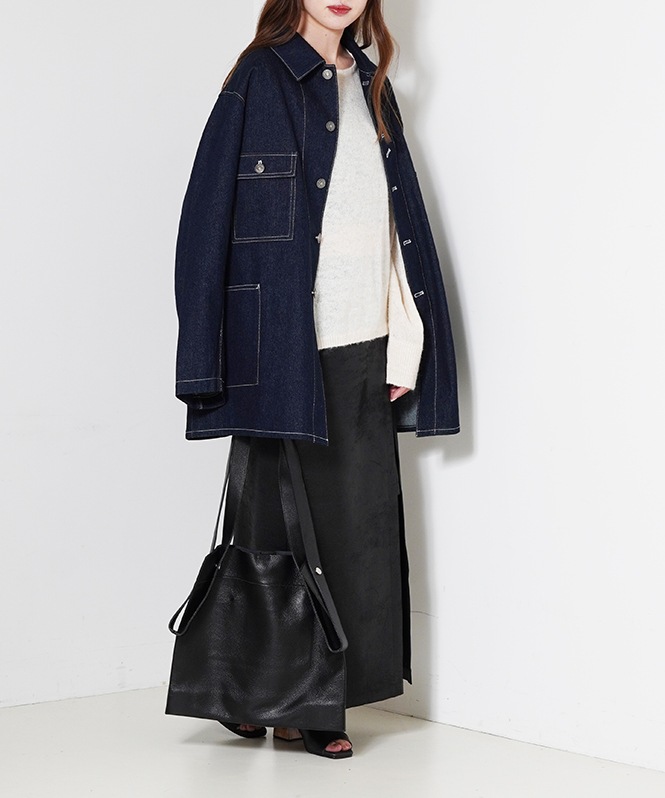 カウレザー2designハンドルトートBAG