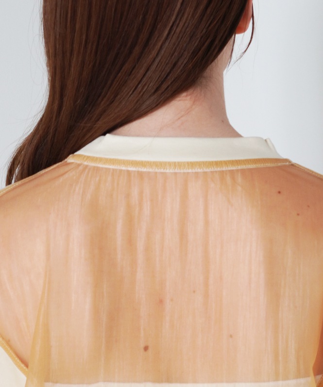 SALTPLUS JAPAN LUXURY JERSEY切替クルーネックTOPS
