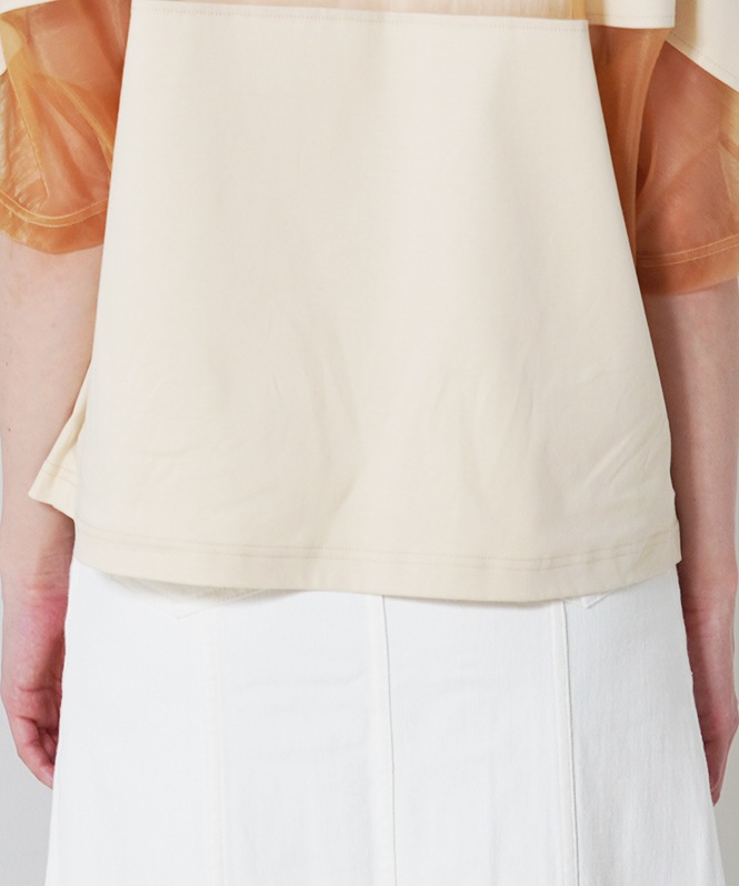 SALTPLUS JAPAN LUXURY JERSEY切替クルーネックTOPS