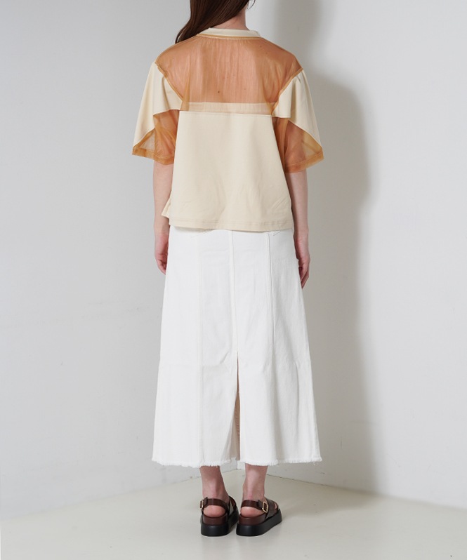 SALTPLUS JAPAN LUXURY JERSEY切替クルーネックTOPS
