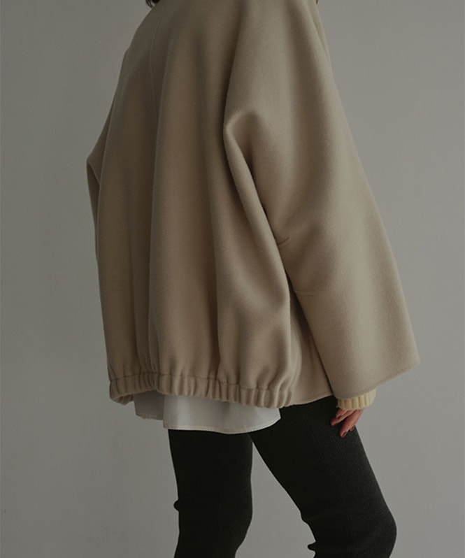 メルトンスタンドネックリバーブルゾン | OUTER,コート | ROOM903 online