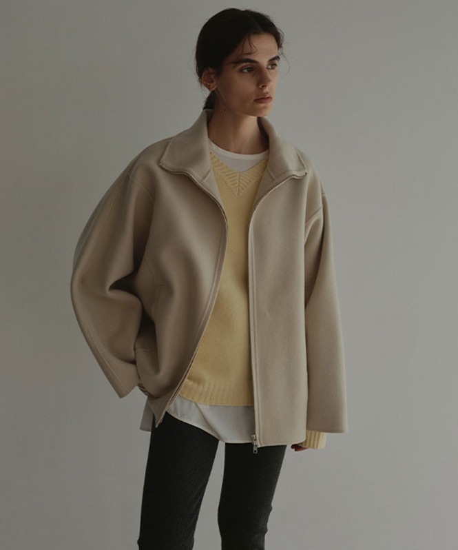 メルトンスタンドネックリバーブルゾン | OUTER,コート | ROOM903 online