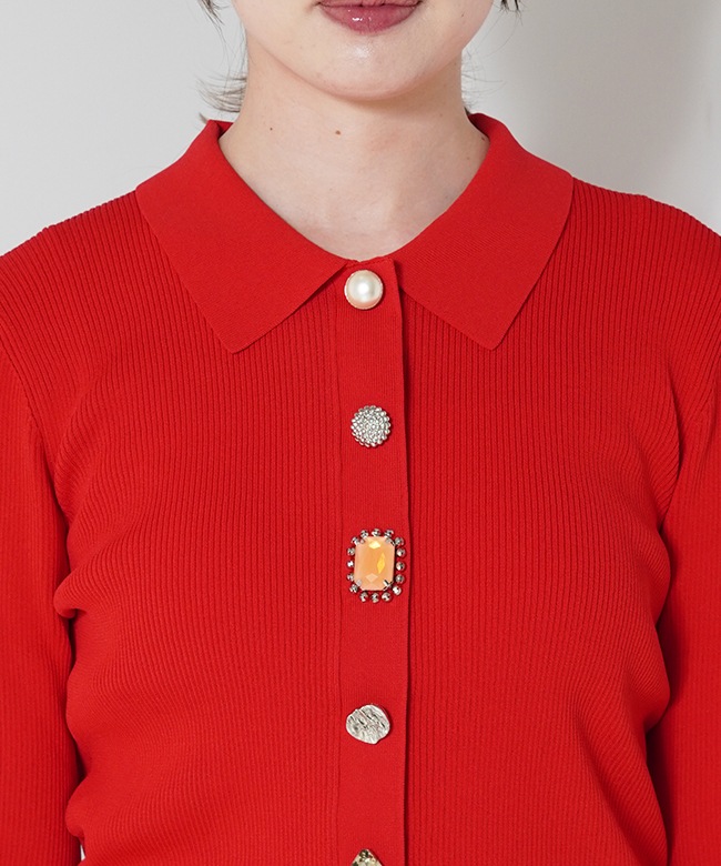 Bijou Knit Polo Shirt