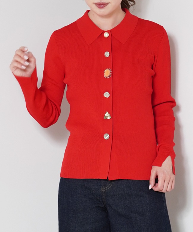 Bijou Knit Polo Shirt