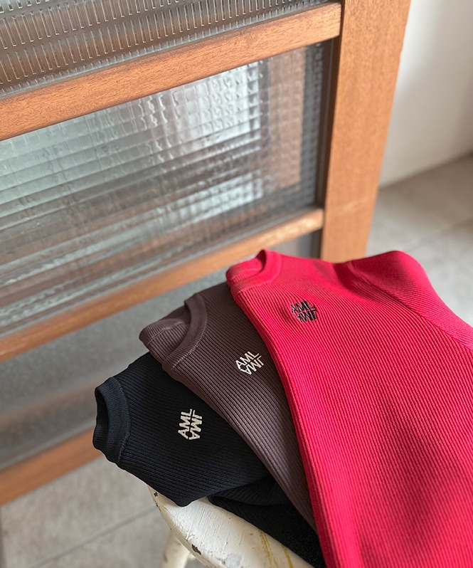 刺しゅうリブニットプルオーバー | TOPS,ニット | ROOM903 online