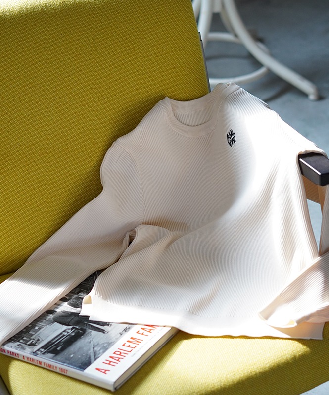 刺しゅうリブニットプルオーバー | TOPS,ニット | ROOM903 online