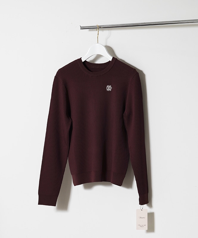 刺しゅうリブニットプルオーバー | TOPS,ニット | ROOM903 online