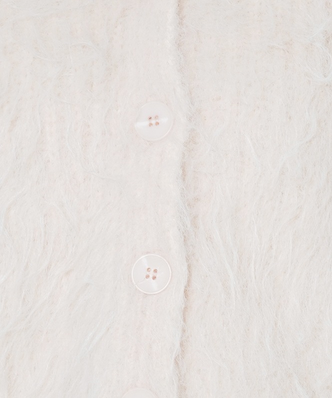 シャギーニットカーディガン