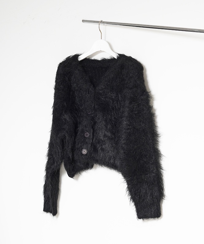 シャギーニットカーディガン