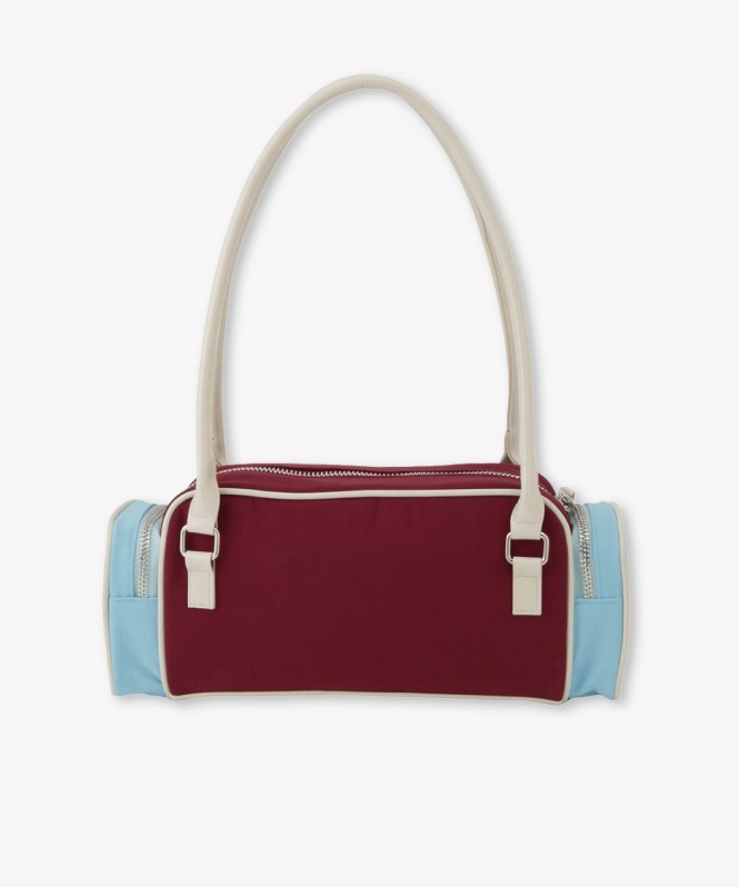 2トーンカラーナイロンバッグ