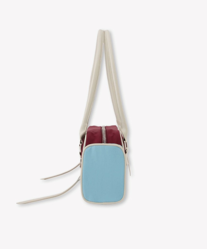 2トーンカラーナイロンバッグ