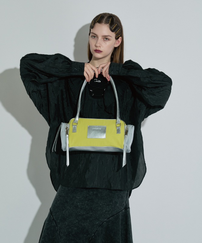 2トーンカラーナイロンバッグ