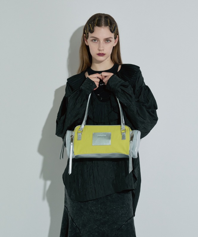 2トーンカラーナイロンバッグ