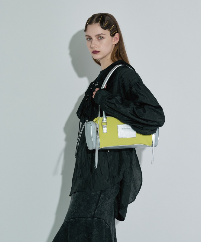 2トーンカラーナイロンバッグ